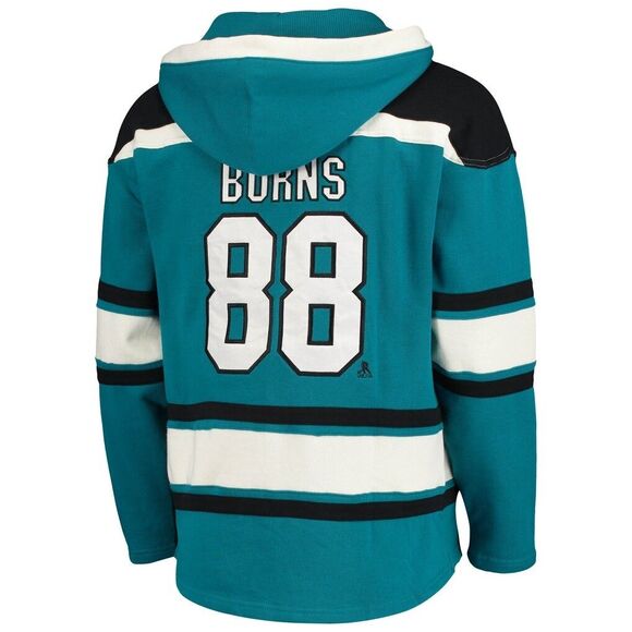 ‘47 Brand Other - SAN JOSE SHARKS 47 Brand Superior Lacer Hoodie Hockey Style Brent Burns #88